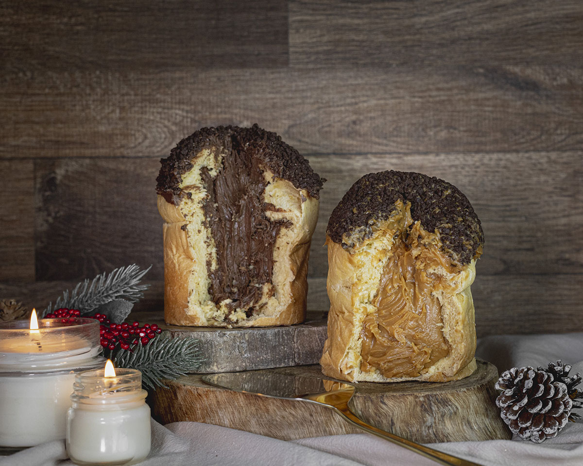 Natal 2021 do Brownie do Luiz tem panetones de  doce de leite e creme de avelã